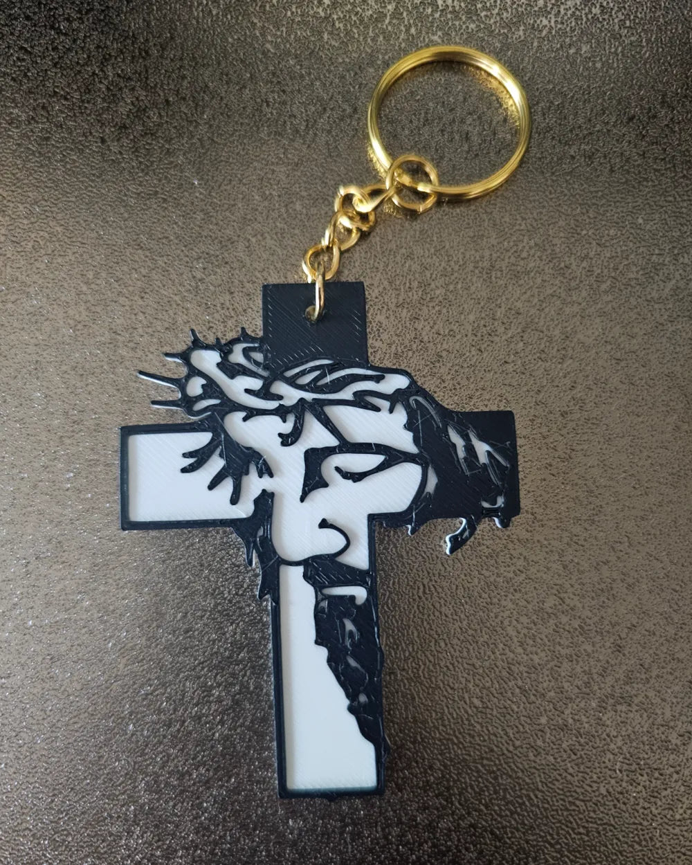 Jesus Keychain – 3D Printed Christian Keychain