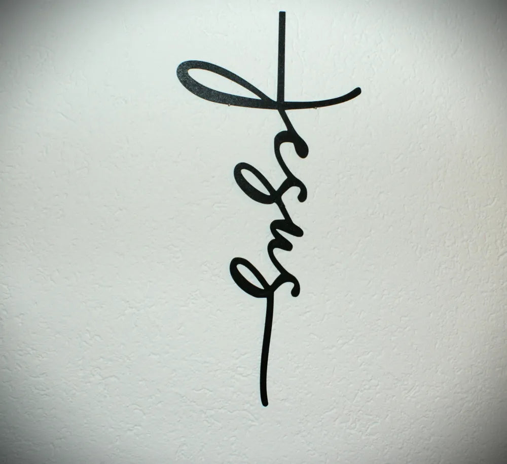 Jesus Wall Art – 3D Printed Christian Faith Layered Wall Sculpture