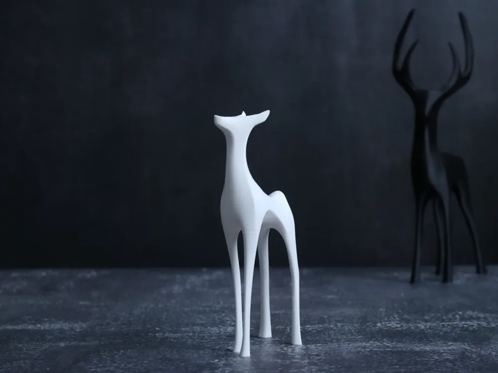 Deer Figurine – 3D Printed Graceful Woodland Wildlife Sculpture