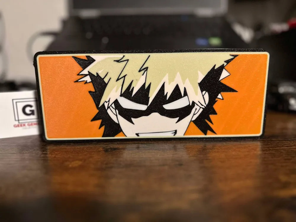 Bakugo Lightbox – My Hero Academia Inspired Lamp