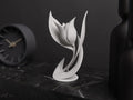 Flower Sculpture – 3D Printed Floral Nature Home Decor Piece