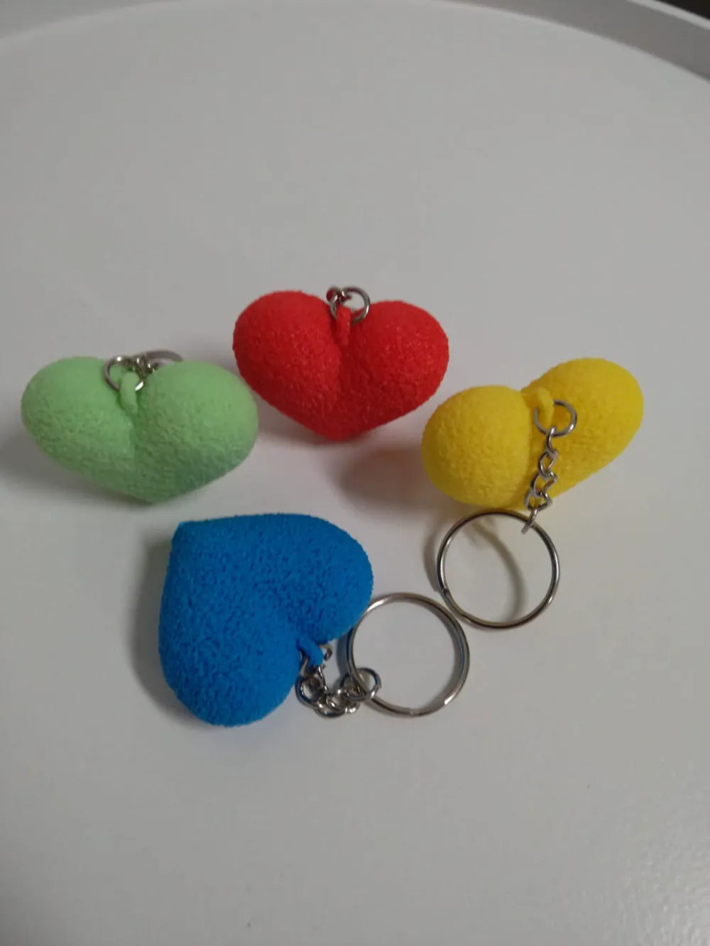 Valentine's Day heart keychain