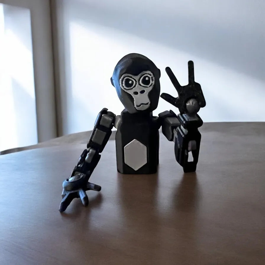 Monke 13 Gorilla Tag Dummy Figurine – 3D Printed VR Gaming Collectible