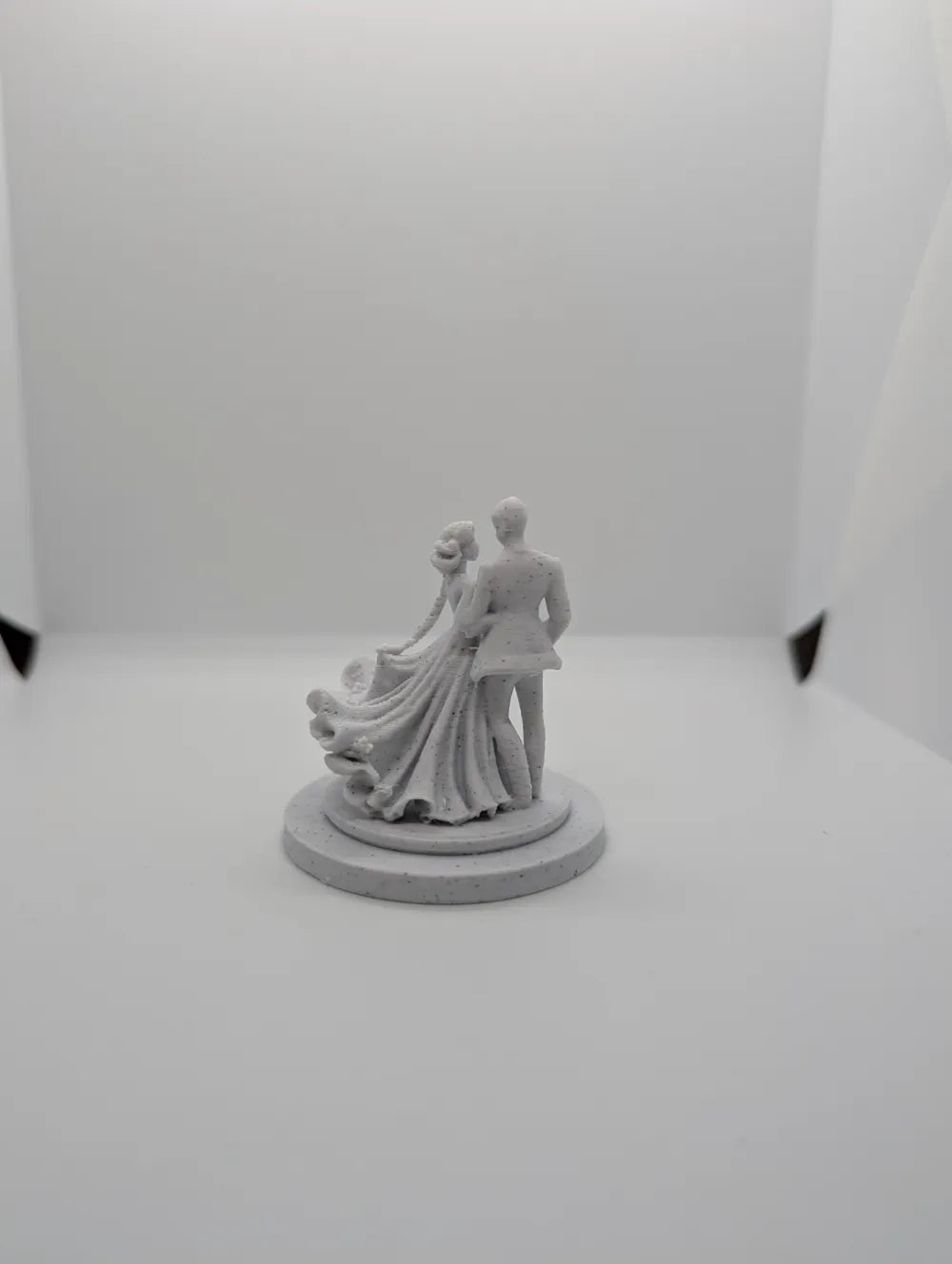 Eternal Elegance Bride & Groom Romantic Sculpture