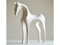 Modern Horse Home Decor – 3D Printed Contemporary Equestrian Sculpture
