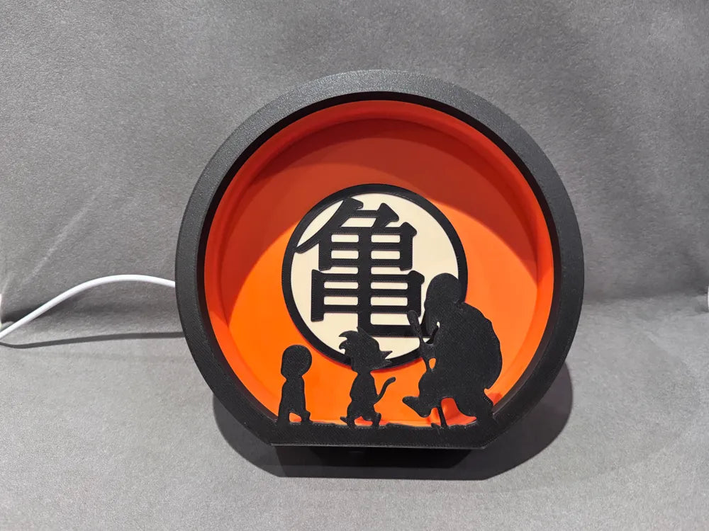 Goku Krilin Master Roshi Night Lamp – Dragon Ball Z Trio Light