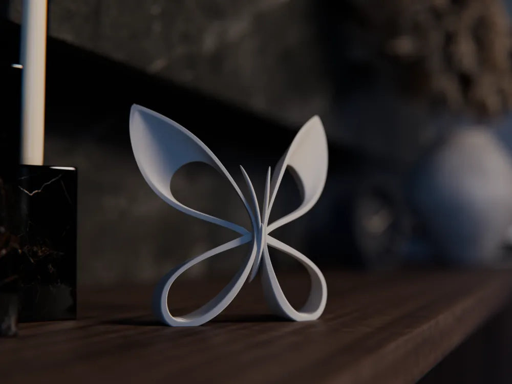 Butterfly Decorative Sculpture – 3D Printed Delicate Home Decor