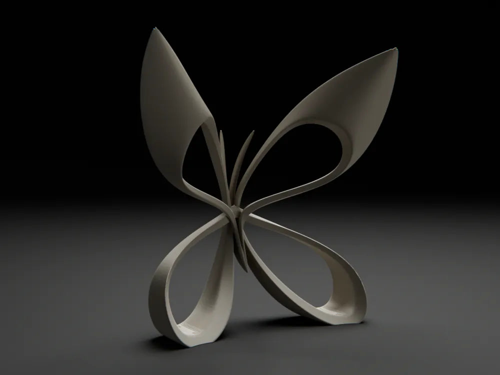 Butterfly Decorative Sculpture – 3D Printed Delicate Home Decor