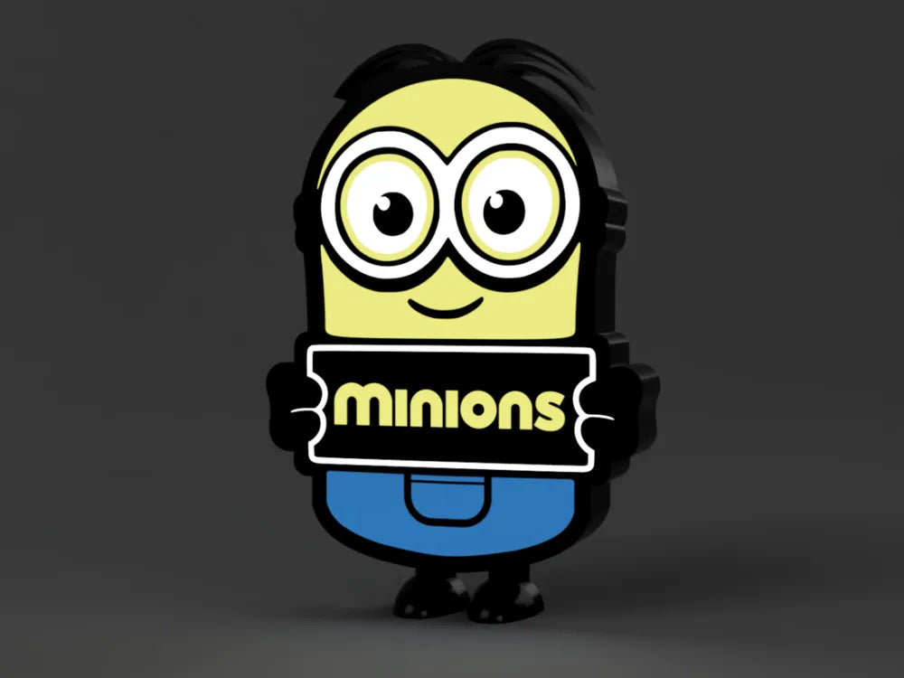 Minion LED Lightbox Lamp – Despicable Me Bello Fan Decor