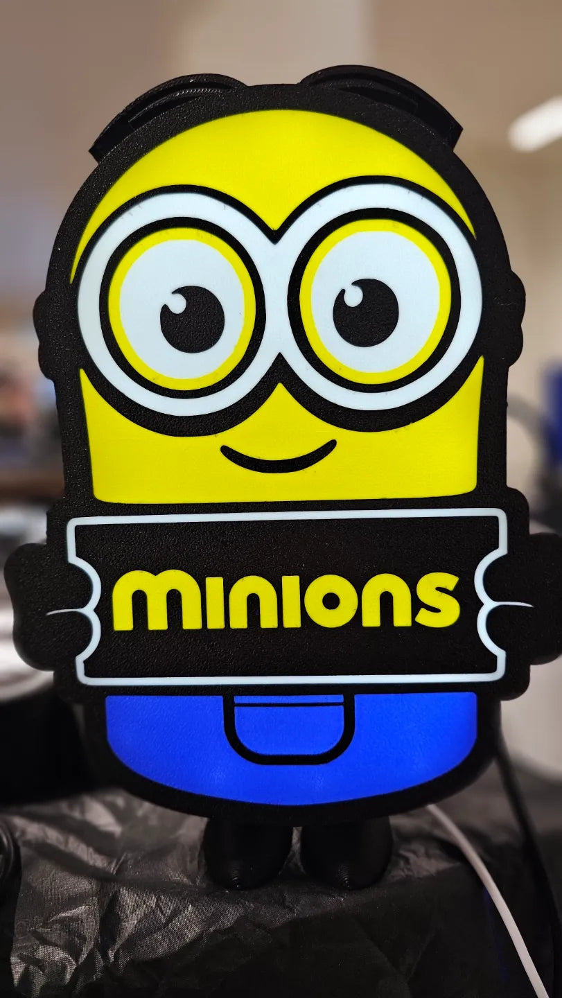 Minion LED Lightbox Lamp – Despicable Me Bello Fan Decor