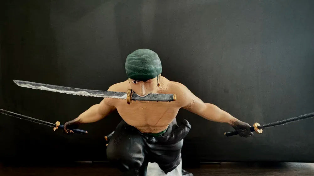 Roronoa Zoro Three-Sword Style Statue – One Piece Anime Figure