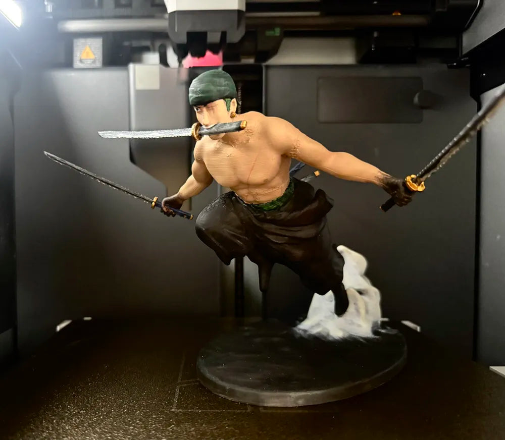 Roronoa Zoro Three-Sword Style Statue – One Piece Anime Figure