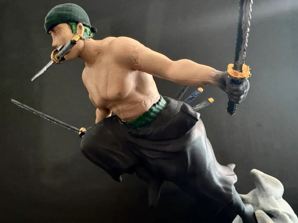 Roronoa Zoro Three-Sword Style Statue – One Piece Anime Figure