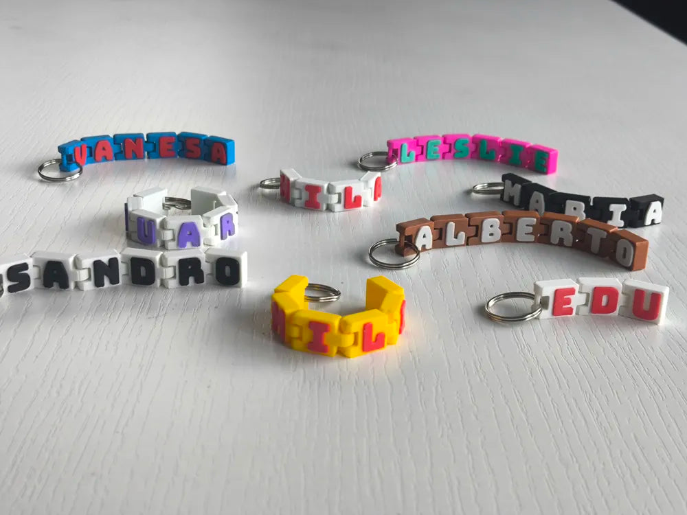 Personalized Articulated Keychain