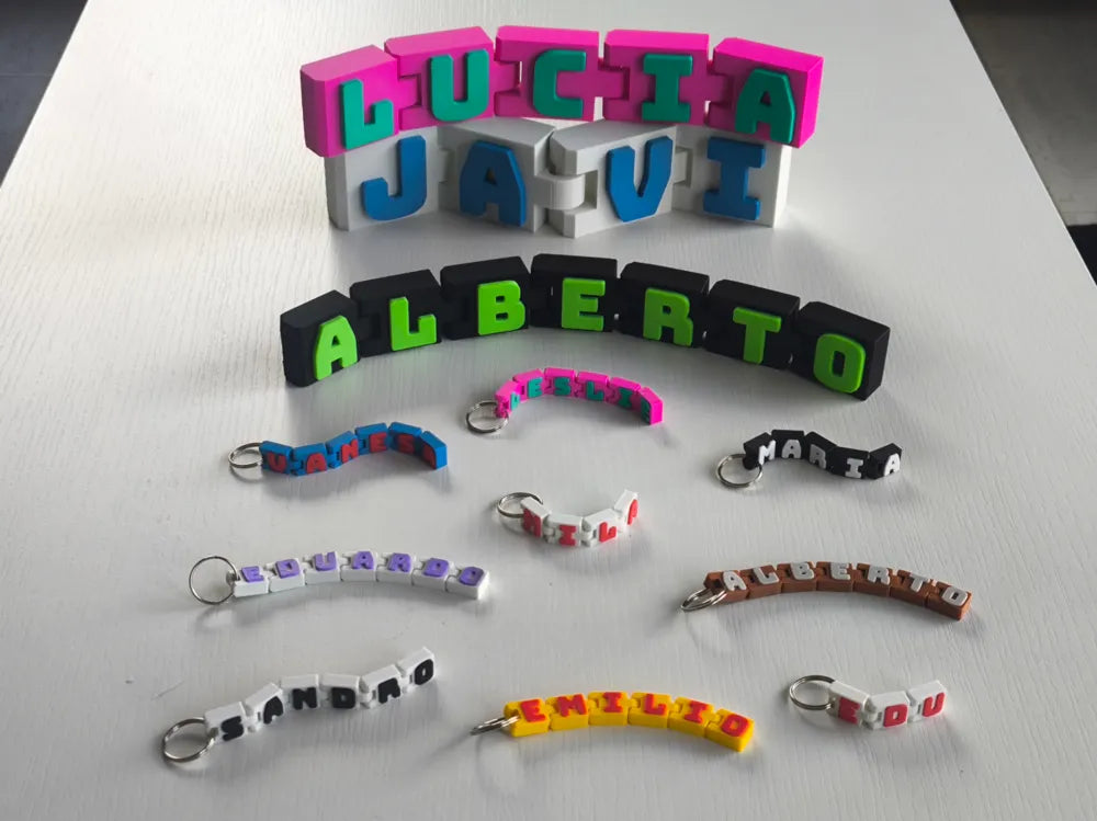 Personalized Articulated Keychain