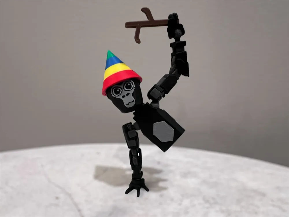 Monke 13 Gorilla Tag Dummy Figurine – 3D Printed VR Gaming Collectible