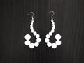 Luna Cascade Moon Earrings – 3D Printed Flowing Moonlight Jewellery