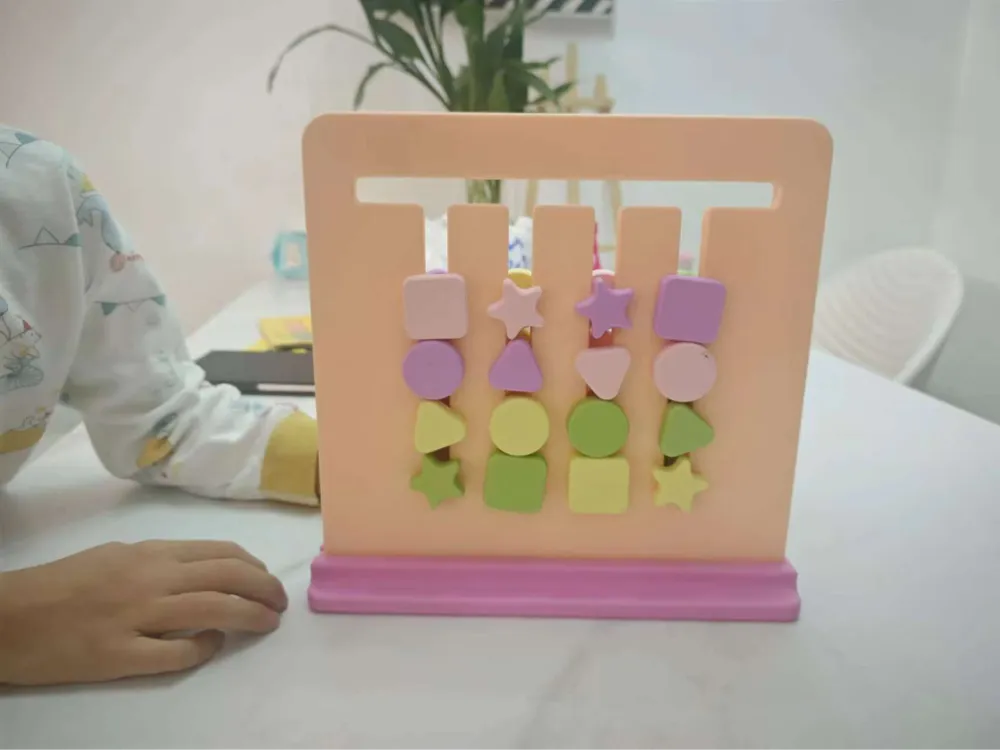 Shape Logic and Color Educational Toy – 3D Printed Montessori for Kids