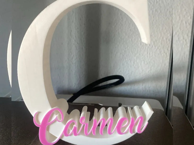 Customisable Name Letter Decor – 3D Printed Personalised Home Display