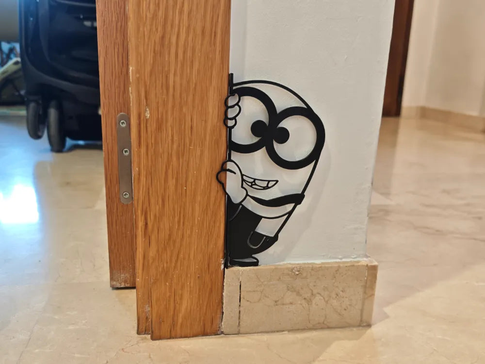 Minion Wall Art and Door Art Vertical – 3D Printed Despicable Me Decor