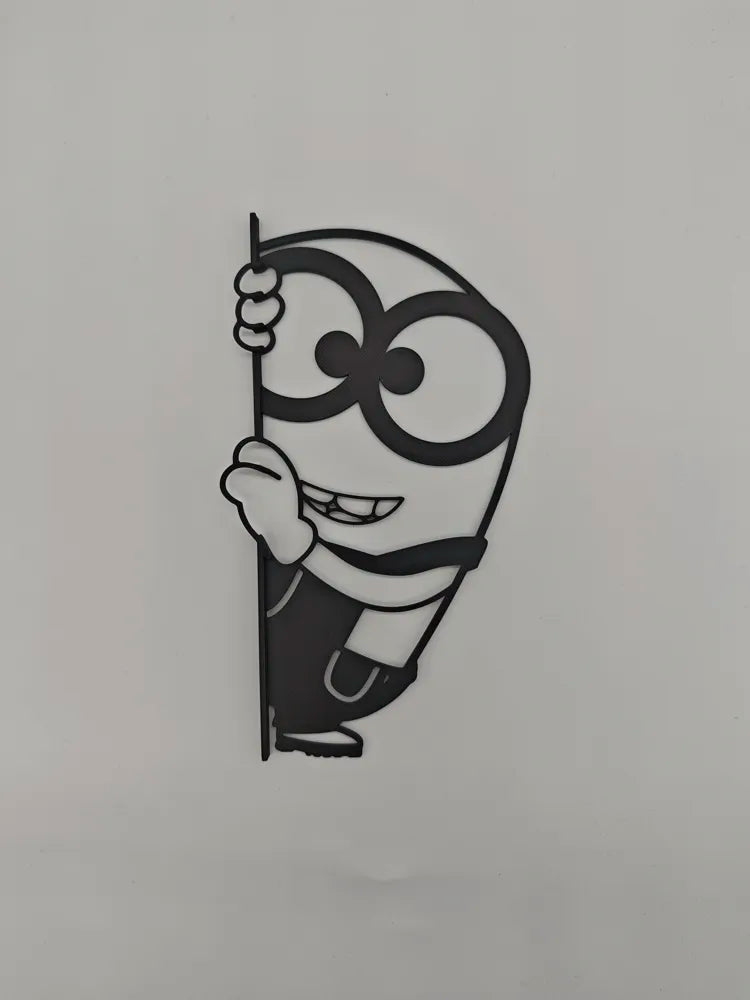 Minion Wall Art and Door Art Vertical – 3D Printed Despicable Me Decor