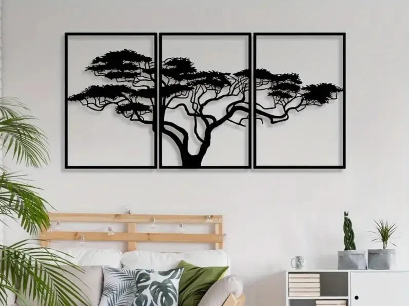 Tree Wall Art Decor – 3D Printed Nature-Inspired Branch Wall Sculpture