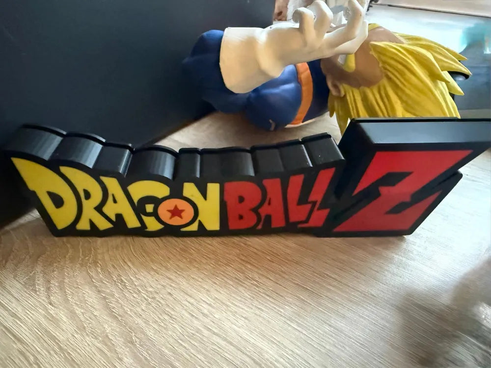 Dragon Ball Z Shield Lamp – DBZ Saiyan Anime Desk Light