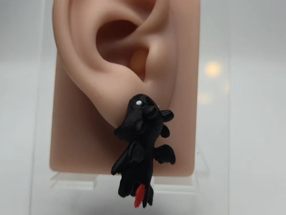 Toothless & Light Fury Chomper Earrings