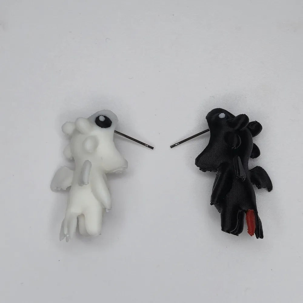 Toothless & Light Fury Chomper Earrings