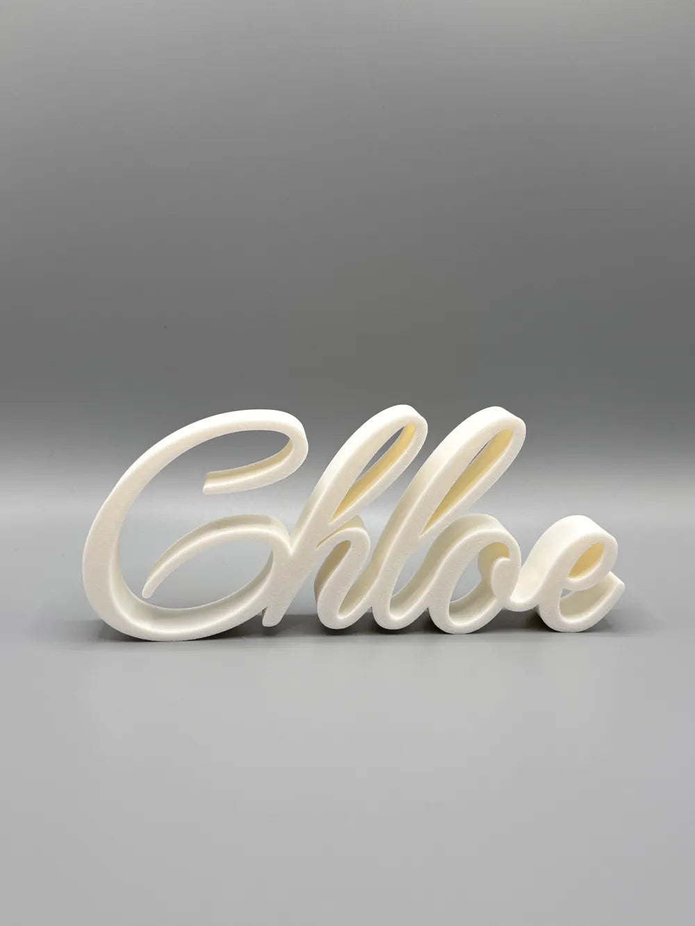 Parametric Decorative Name Sign – 3D Printed Sculptural Wall Art