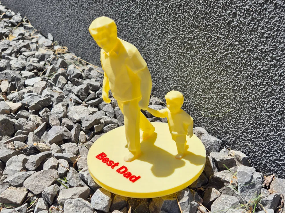 Best Dad Father's Day Gift – 3D Printed Premium Dad Keepsake