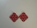 Tile Flower Geometric Earrings – 3D Printed Bold Pattern Jewellery