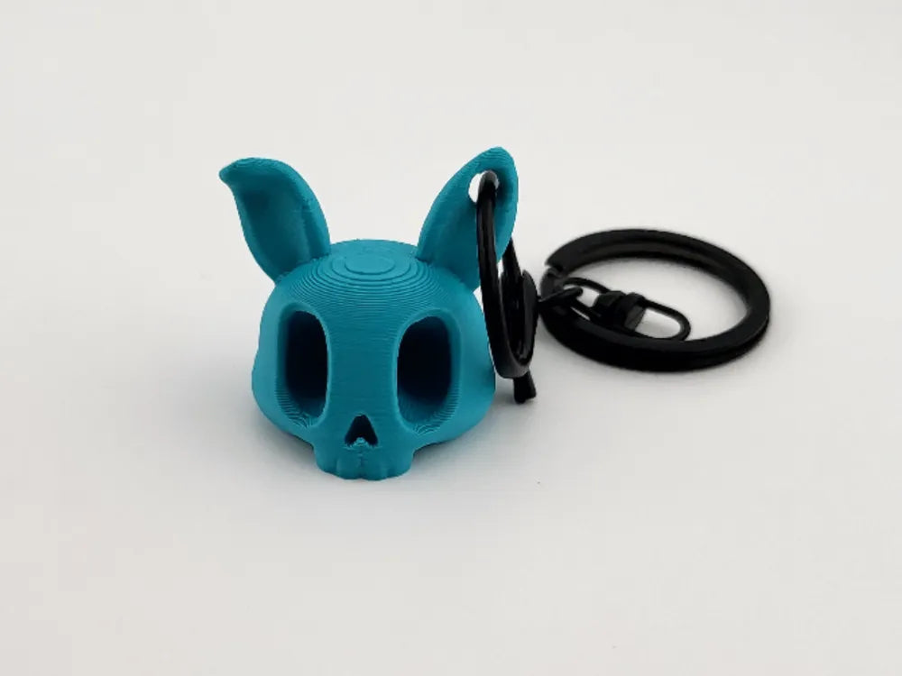 Bunny Skull Keychain skull kawaii charm
