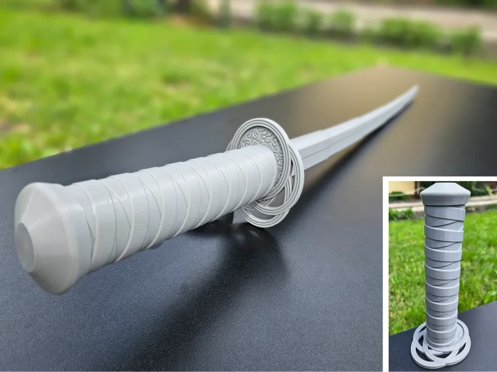 3D printed Moonveil Katana – Elden Ring (Printinplace Sword) by FOFUS