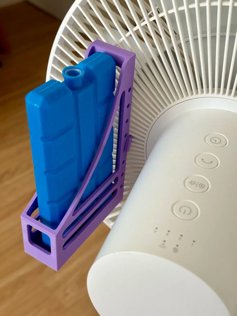 Cooler holder for fans