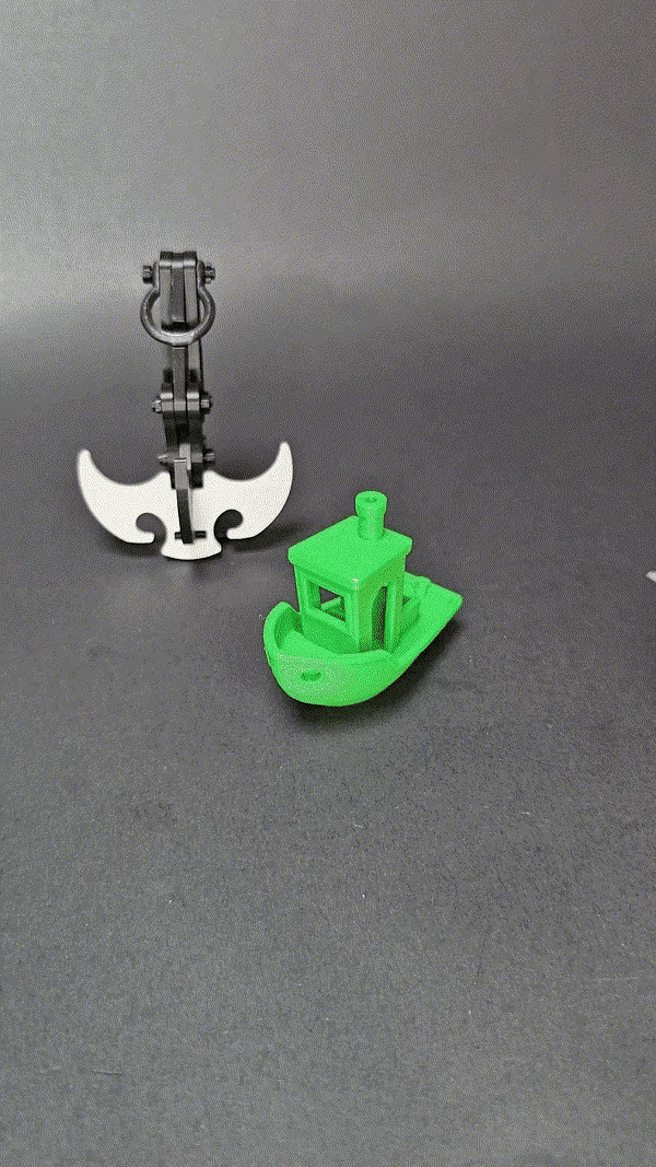 3D printed Multipurpose 3D Grip Hook by FOFUS