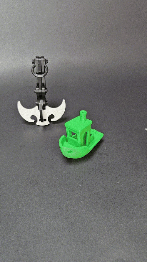 3D printed Multipurpose 3D Grip Hook by FOFUS