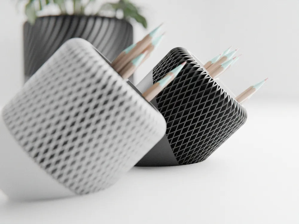 3D printed Modern Japandi Desk Organizer by FOFUS