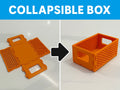 3D printed Collapsible Box by FOFUS