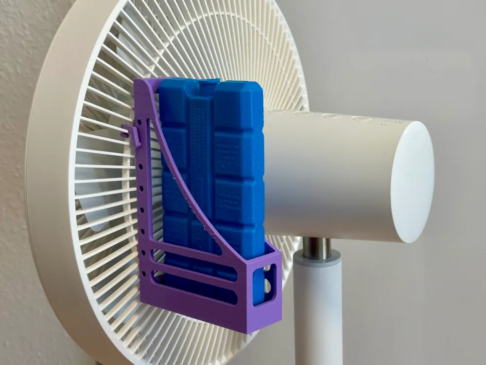 Cooler holder for fans