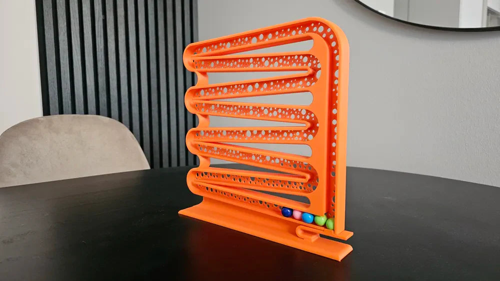 3D printed marble run game by FOFUS
