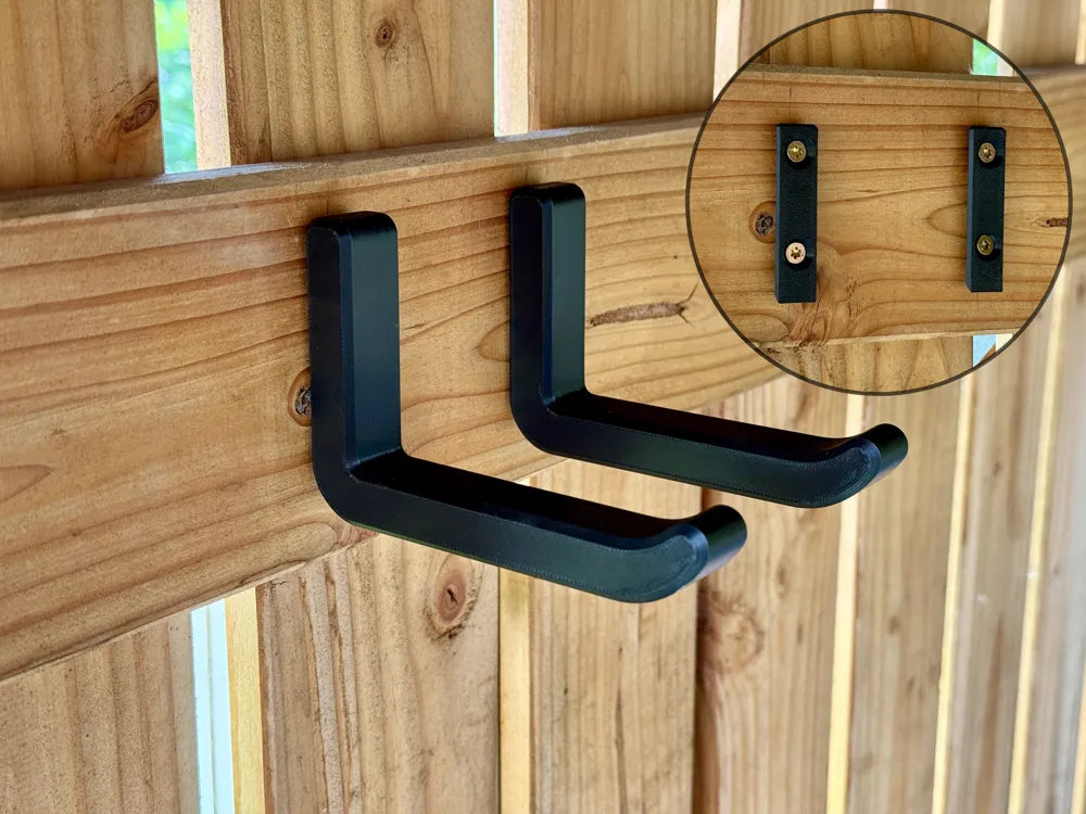 3D printed Wall hook for clothes, caps, bags, garden by FOFUS