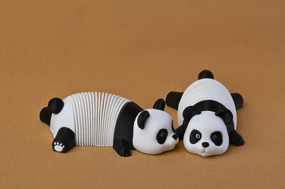 3D printed Spring Panda Fidget Toy by FOFUS