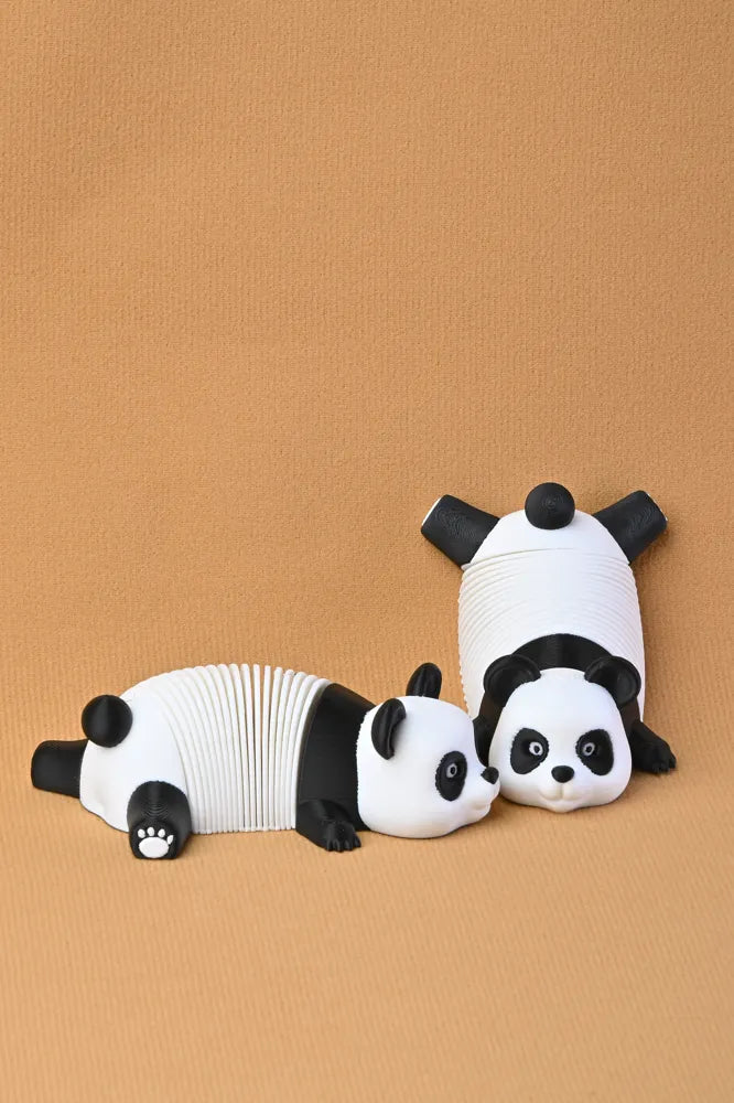 3D printed Spring Panda Fidget Toy by FOFUS