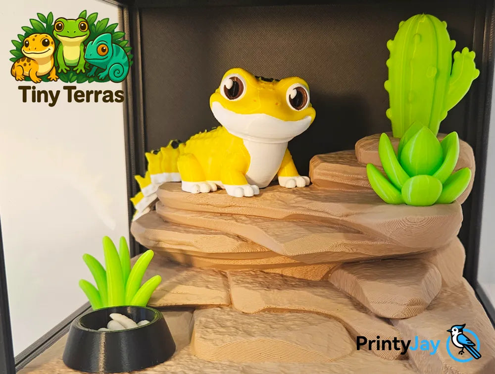 Cute Leopard Gecko - articulated model