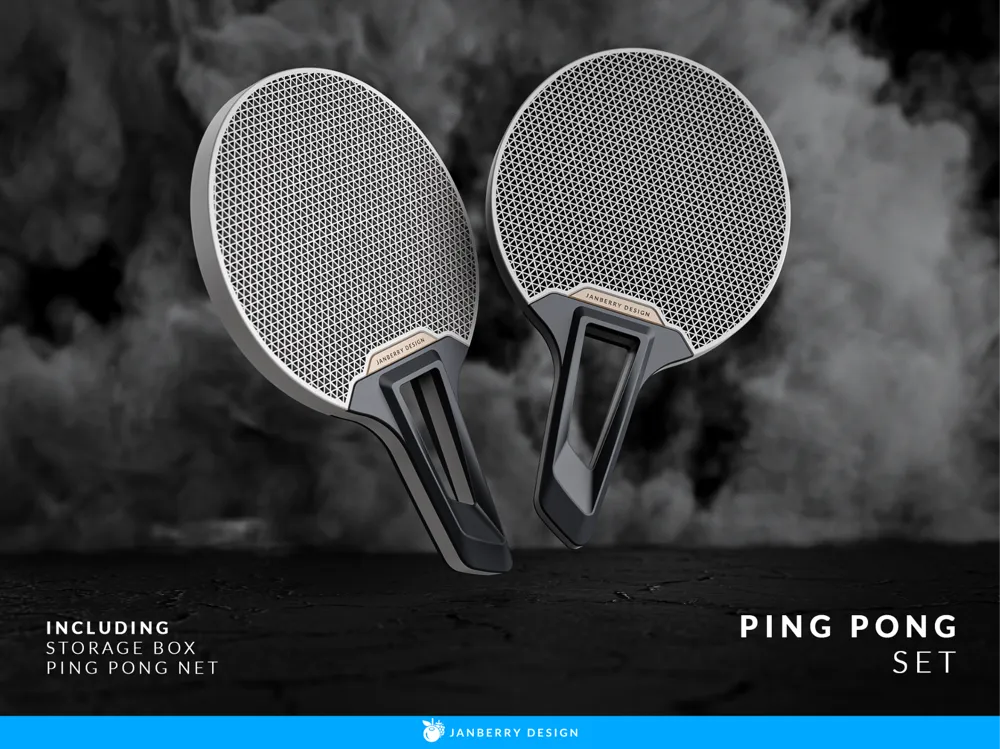 3D printed Ping Pong Set by FOFUS