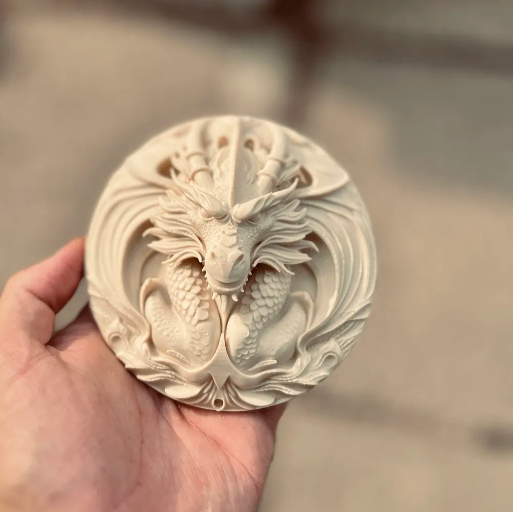 3D printed Chinese Dragon wall art by FOFUS