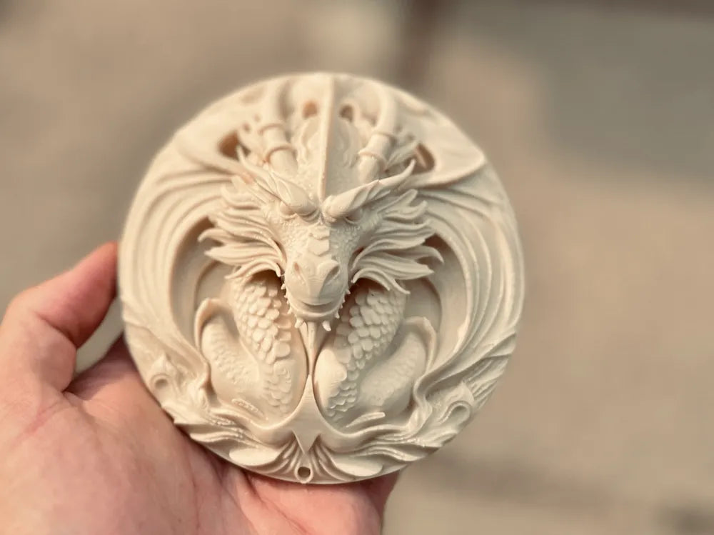 3D printed Chinese Dragon wall art by FOFUS