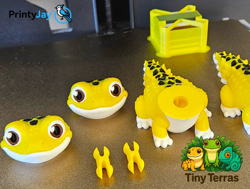 Cute Leopard Gecko - articulated model