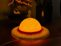 Straw Hat Lamp – Handcrafted Rustic Ambient Home Light